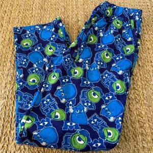Disney Pixar Monsters Inc. Men’s Teen Drawstring Pajama Pants Size Small NWOT